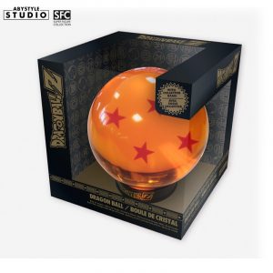 DRAGON BALL boule de cristal 4 étoiles 75 mm + socle