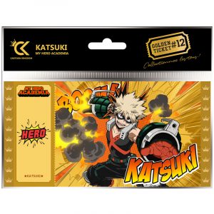 GOLDEN TICKET MY HERO ACADEMIA KATSUKI BAKUGO V2