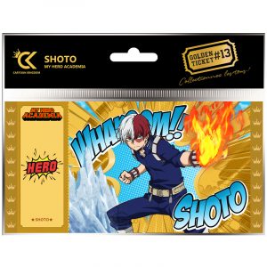 GOLDEN TICKET MY HERO ACADEMIA SHOTO TODOROKI V2