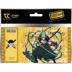 GOLDEN TICKET ONE PIECE RORONOA ZORO