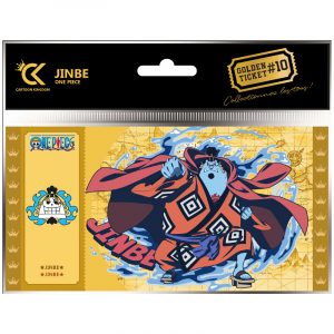 GOLDEN TICKET ONE PIECE JINBEI
