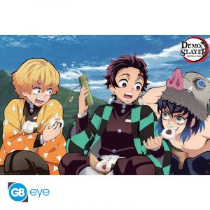 DEMON SLAYER - Poster Maxi 91,5x61 - Tanjiro,Zenitsu,Inosuke