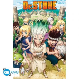 DR STONE - Poster - Groupe"- roulé filmé (91.5x61)