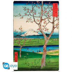 HIROSHIGE - Poster Maxi 91,5x61 - La périphérie de Koshiga