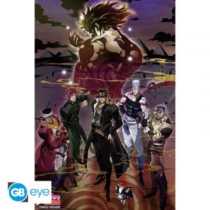 JOJO'S BIZARRE ADVENTURE - Poster - Groupe - roulé filmé (91.5x61)