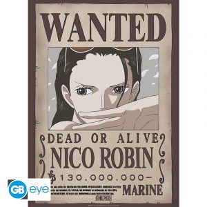 ONE PIECE POSTER CHIBI 52X38 WANTED ROBIN