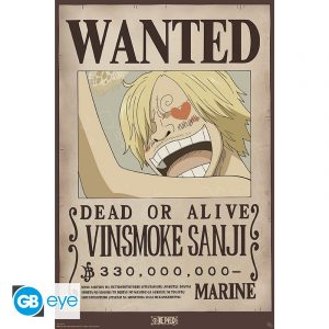 ONE PIECE - Poster Maxi 91,5x61 - Wanted Sanji
