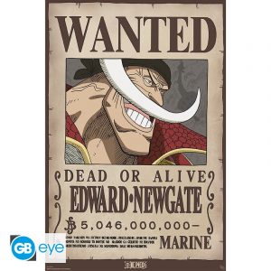 ONE PIECE - Poster Maxi 91,5x61 - Wanted Barbe Blanche