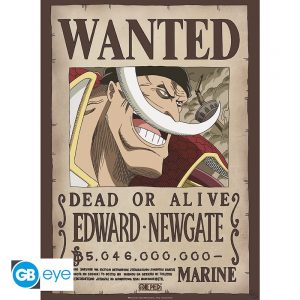 ONE PIECE Poster Wanted Whitebeard (52x38cm)