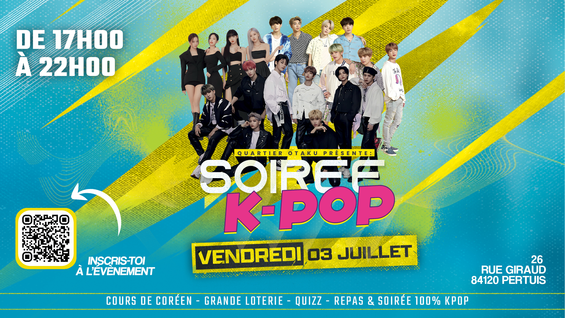 03 juillet – Soirée K-POP